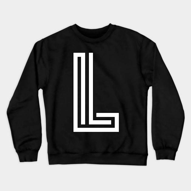 L Crewneck Sweatshirt by Movielovermax